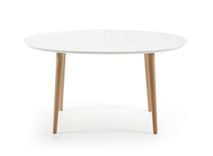 Uitschuifbare eetkamertafel OQUI - Wit KAV EC307L33