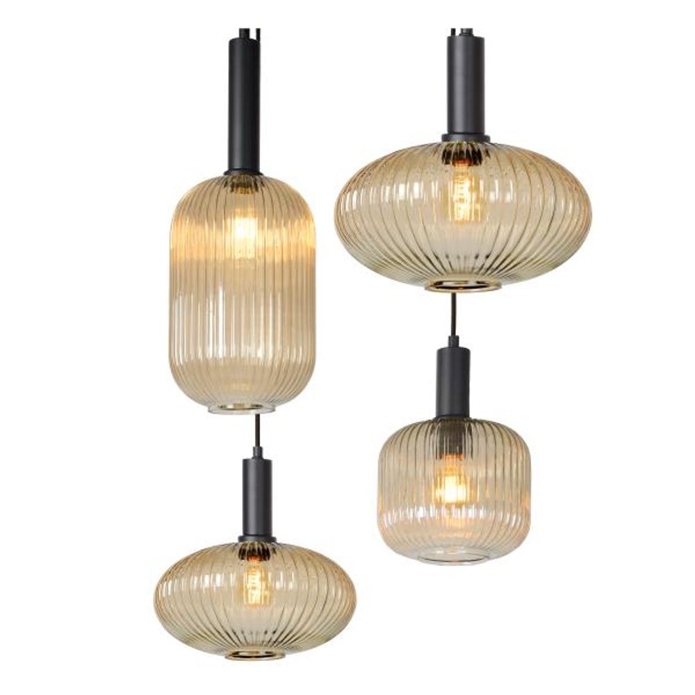 Hanglamp MALOTO - Amber/Glas LCD453860762