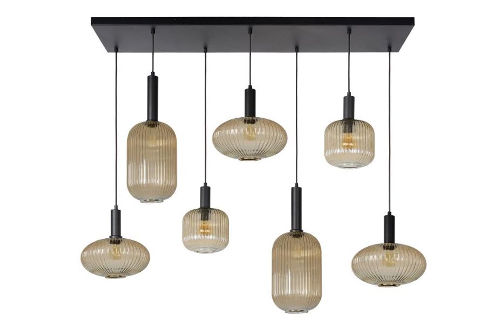 Hanglamp MALOTO - Amber/Glas LCD453860762