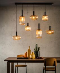 Hanglamp MALOTO - Amber/Glas LCD453860762
