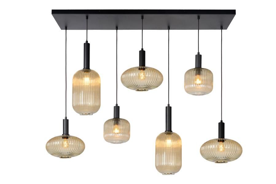 Hanglamp MALOTO - Amber/Glas LCD453860762