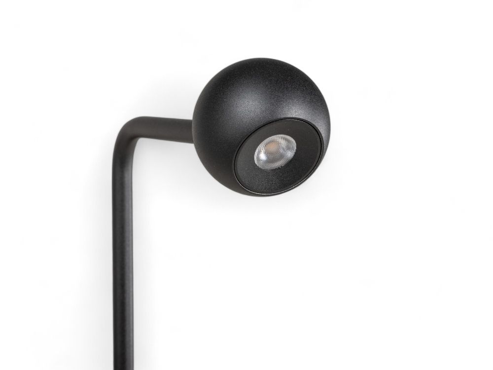Leeslamp BOLLI - Zwart FLT BOLLIFLOOR93