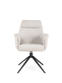 Draaibare armstoel CLARENCE - Beige LIV-2-000001