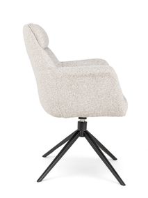 Draaibare armstoel CLARENCE - Beige LIV-2-000001