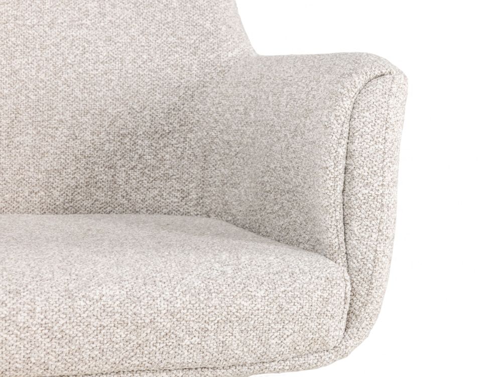 Draaibare armstoel CLARENCE - Beige LIV-2-000001