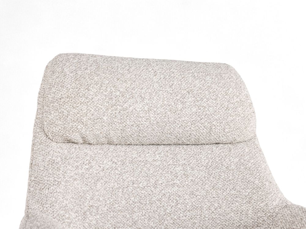 Draaibare armstoel CLARENCE - Beige LIV-2-000001