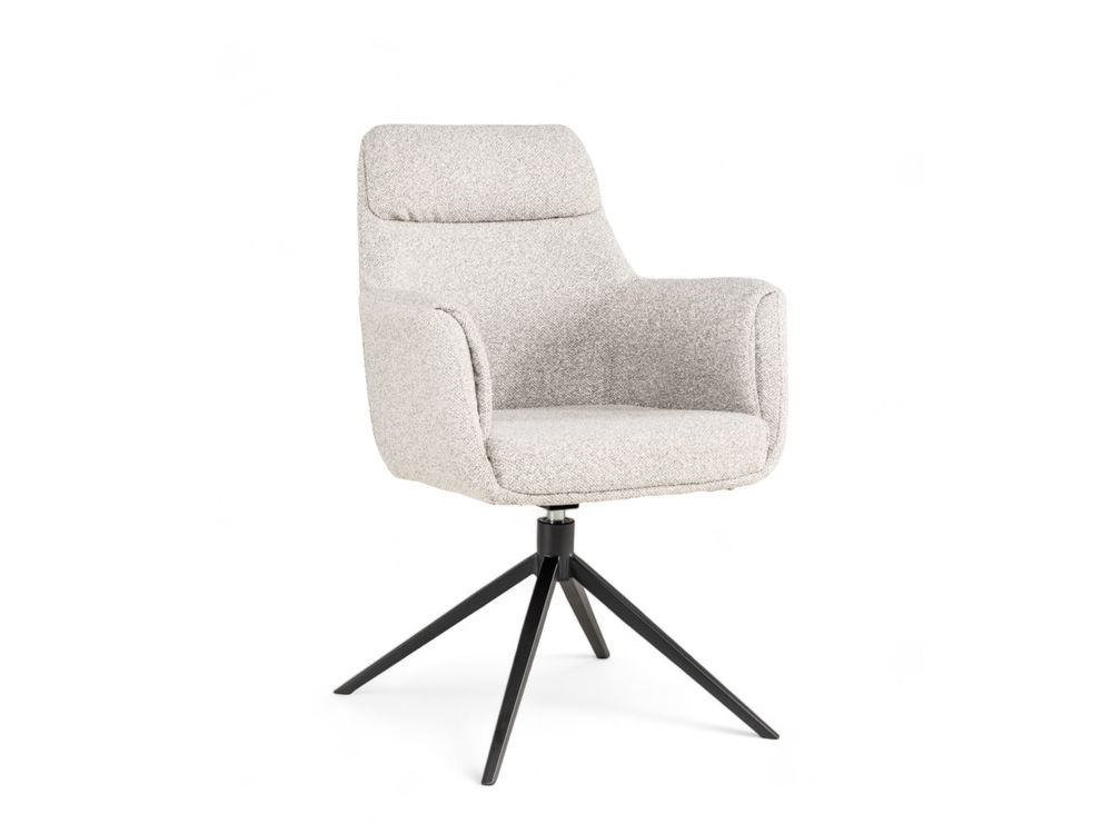 Draaibare armstoel CLARENCE - Beige LIV-2-000001