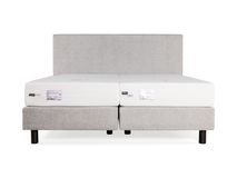 Boxspring JABBI GLISS incl. firm matrassen - Grijs C-KRE-34-BX180-FIRM-B606