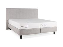 Boxspring JABBI GLISS incl. firm matrassen - Grijs C-KRE-34-BX180-FIRM-B606