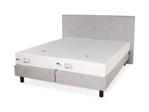 Boxspring JABBI GLISS incl. firm matrassen - Grijs C-KRE-34-BX180-FIRM-B606
