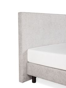 Boxspring JABBI GLISS incl. firm matrassen - Grijs C-KRE-34-BX180-FIRM-B606