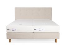 Boxspring JABBI CAPTON incl. firm matrassen - Beig C-KRE-35-BX1820-FIRM