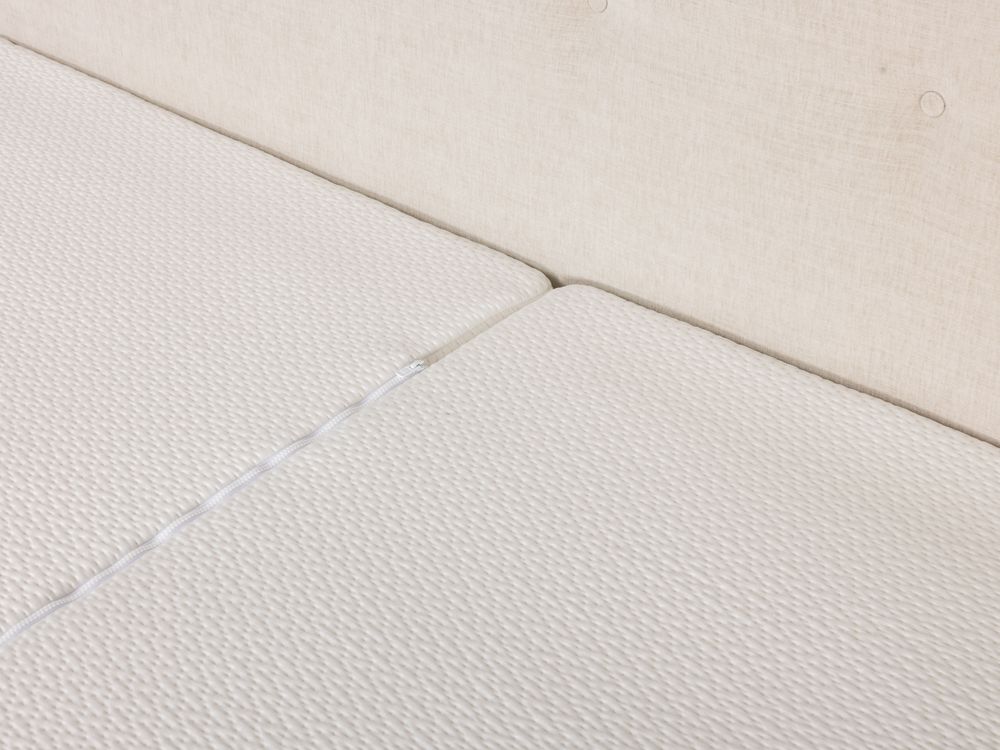 Boxspring JABBI CAPTON incl. firm matrassen - Beig C-KRE-35-BX1820-FIRM