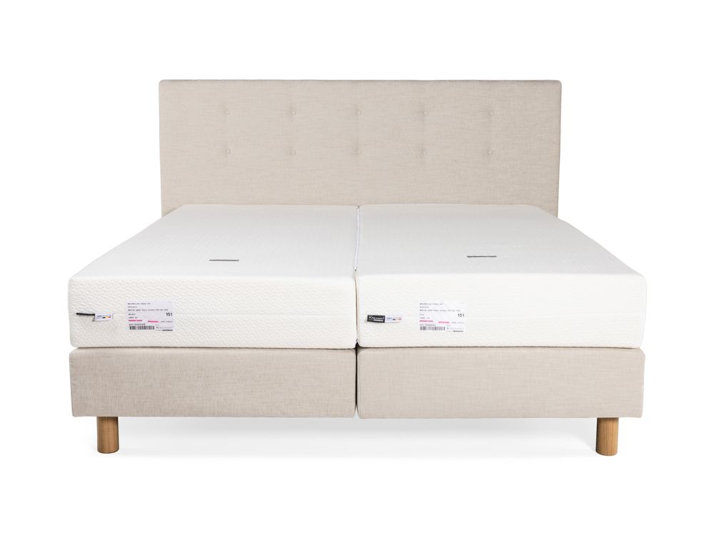 Boxspring JABBI CAPTON incl. medium matrassen - Be C-KRE-35-BX1820-MED
