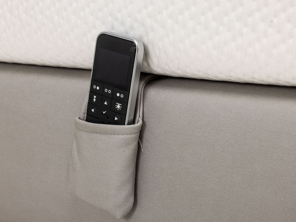 Elektr. boxspring incl. medium matrassen JABBI DRO C-KRE-36-BX1820-MED