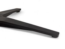 Draaifauteuil met poef ALAIN - Grijs C-DFM-4-RLX-A8O149P66