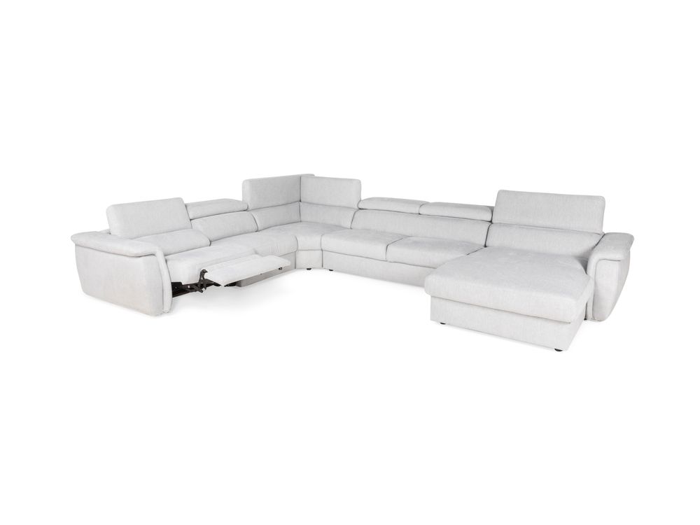 Hoeksalon GIBLI - Lichtgrijs C-RCR-87-HKS-D-DLG