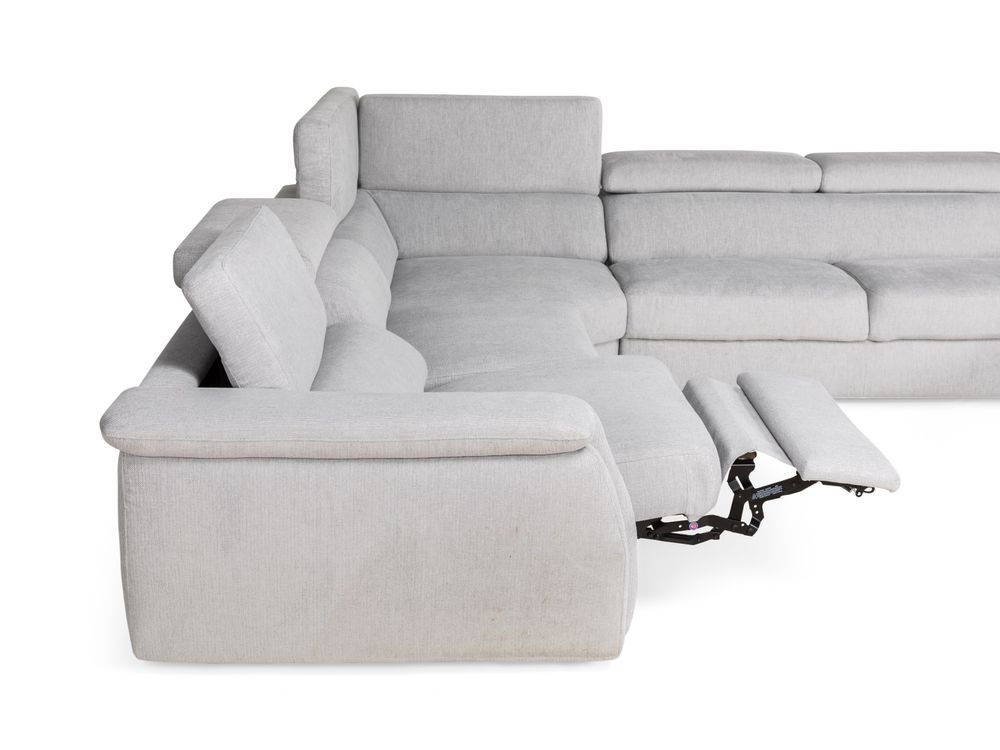 Hoeksalon GIBLI - Lichtgrijs C-RCR-87-HKS-D-DLG