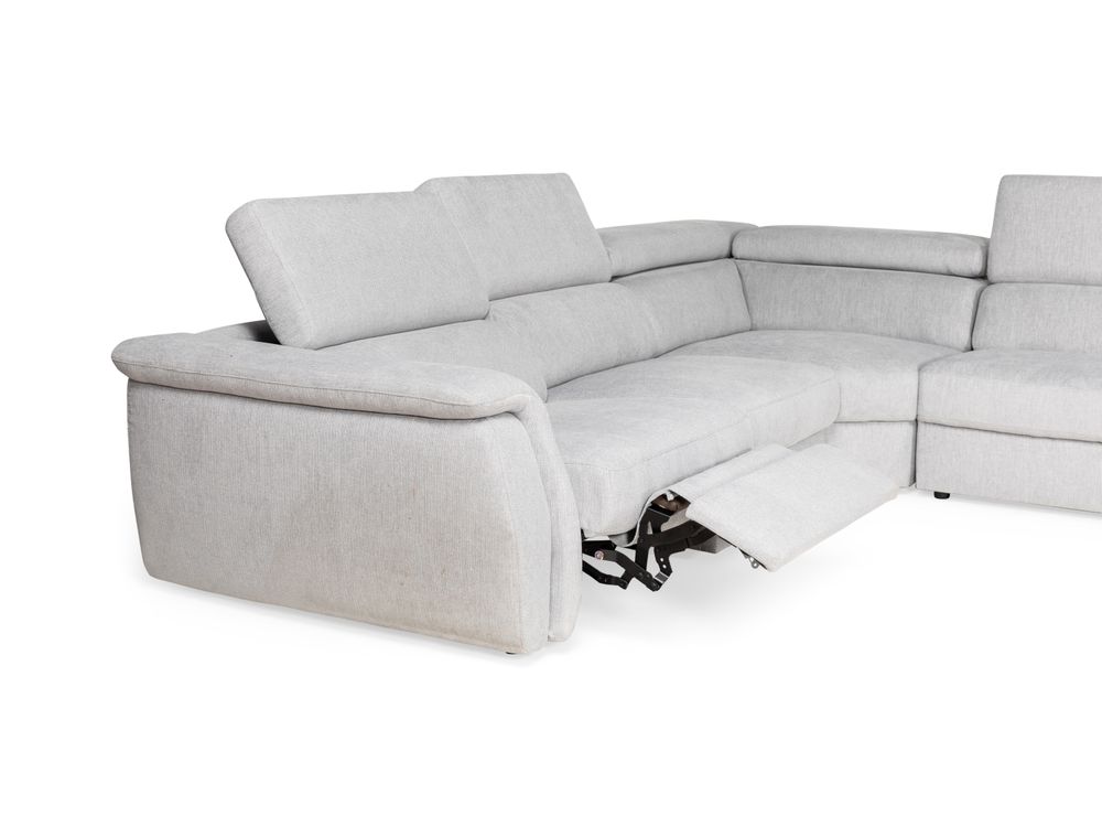 Hoeksalon GIBLI - Lichtgrijs C-RCR-87-HKS-D-DLG