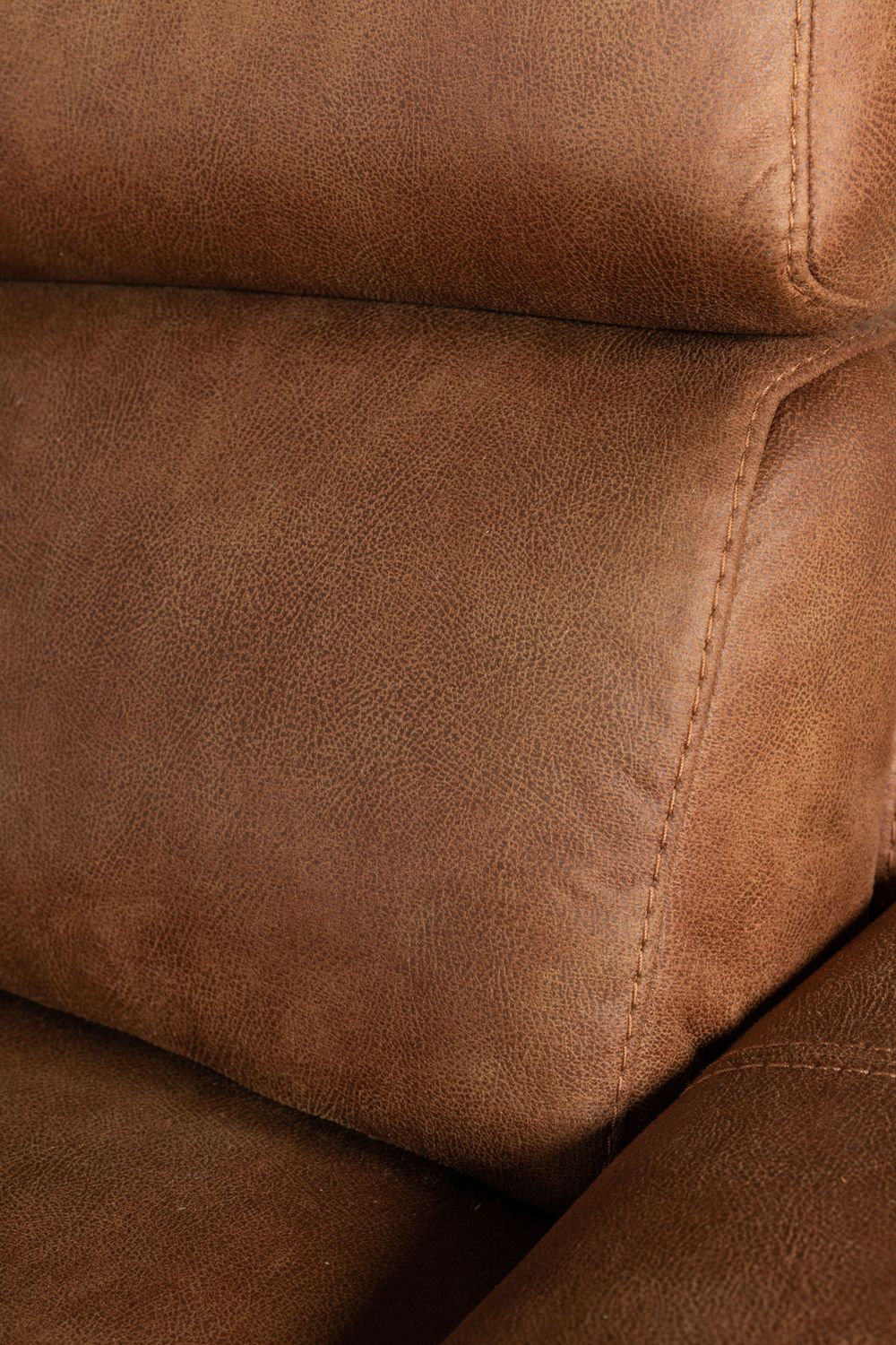 Hoekzetel met 1 elektrische relax Z76 - Cognac C-HTL-69-HKS1