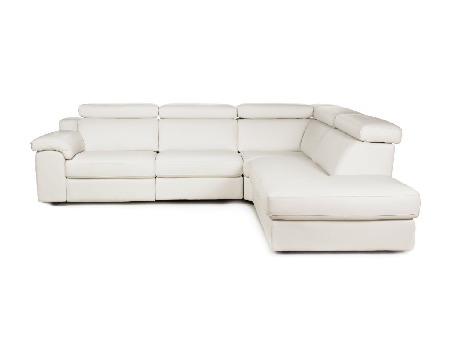 Hoekzetel MAMBO met relax - Leder bull taupe