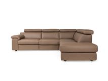 Hoekzetel MAMBO met relax - Leder bull taupe C-CAL-22-HKS-10-BT313