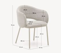 Eetkamerstoel MAINA - Blauw KAV C0100197VS12