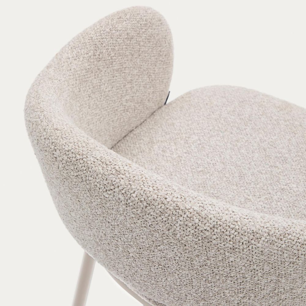Barstoel MAINA - Beige grove chenille KAV C0100225VS12
