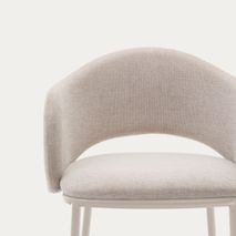 Barstoel MAINA - Blauwe chenille KAV C0100226BF12