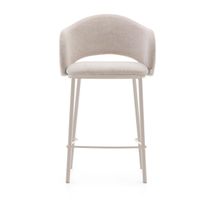 Barstoel MAINA - Blauwe chenille KAV C0100226BF12