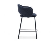 Barstoel MAINA - Blauwe chenille KAV C0100239VS25