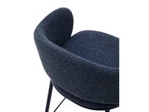 Barstoel MAINA - Blauwe chenille KAV C0100239VS25
