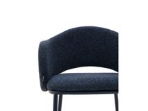 Barstoel MAINA - Blauwe chenille KAV C0100239VS25