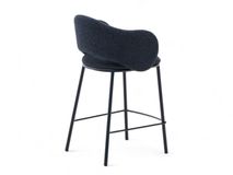 Barstoel MAINA - Blauwe chenille KAV C0100239VS25