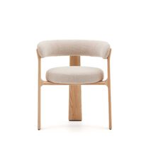 Eetkamerstoel 3 poten GRANITE - Terracotta/Naturel KAV C0100207CC12