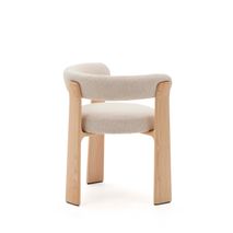 Eetkamerstoel 3 poten GRANITE - Terracotta/Naturel KAV C0100207CC12