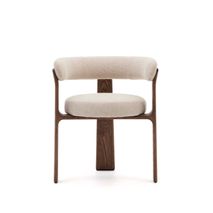 Eetkamerstoel 3 poten GRANITE - Groen/Walnoot KAV C0100208CC12