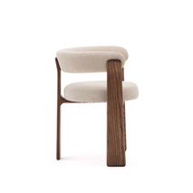 Eetkamerstoel 3 poten GRANITE - Groen/Walnoot KAV C0100208CC12