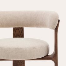 Eetkamerstoel 3 poten GRANITE - Groen/Walnoot KAV C0100208CC12