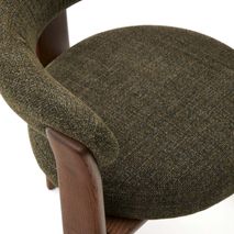 Eetkamerstoel 3 poten GRANITE - Bruin/Walnoot KAV C0100208CC19