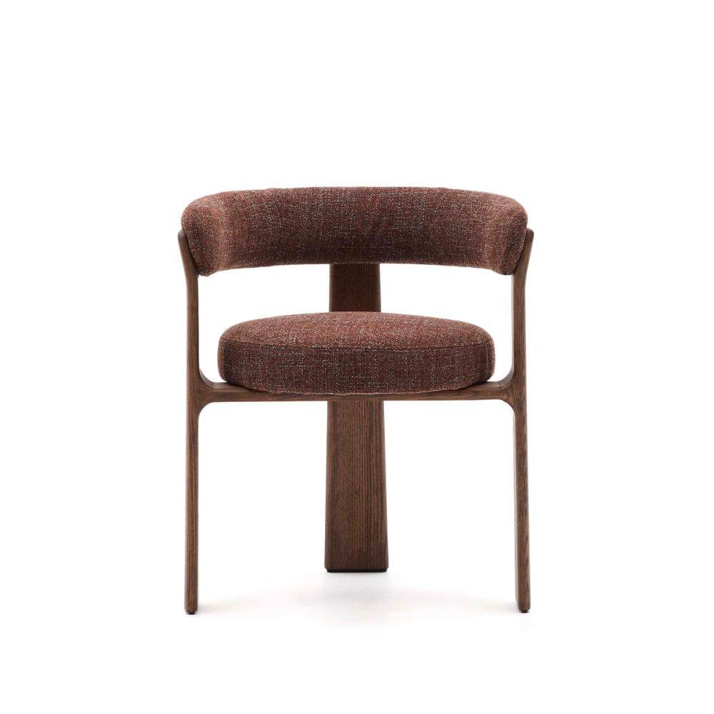 Eetkamerstoel 3 poten GRANITE - Bruin/Walnoot KAV C0100208CC34