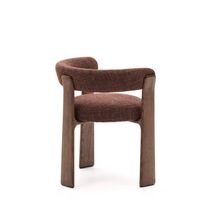 Eetkamerstoel 3 poten GRANITE - Bruin/Walnoot KAV C0100208CC34