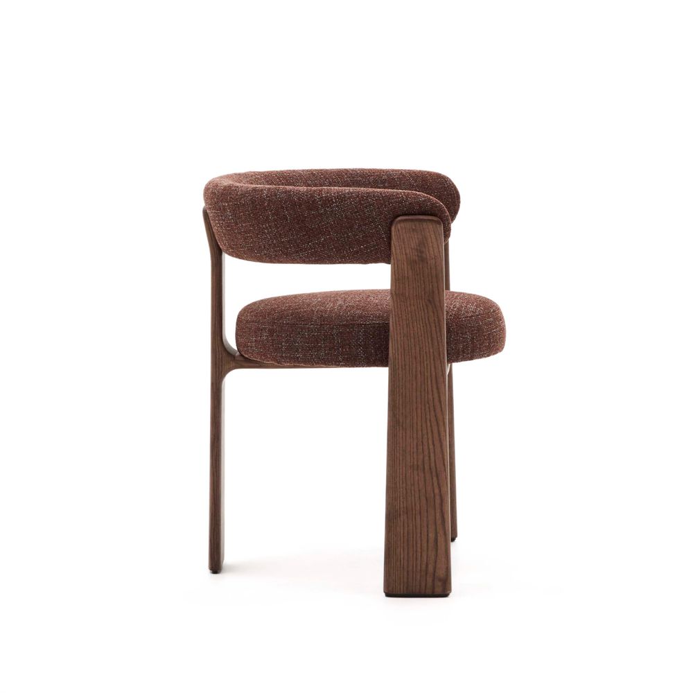 Eetkamerstoel 3 poten GRANITE - Bruin/Walnoot KAV C0100208CC34