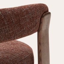 Eetkamerstoel 3 poten GRANITE - Bruin/Walnoot KAV C0100208CC34