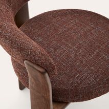 Eetkamerstoel 3 poten GRANITE - Bruin/Walnoot KAV C0100208CC34