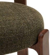 Eetkamerstoel 4 poten GRANITE - Beige/Walnoot KAV C0100209CC19