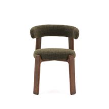 Eetkamerstoel 4 poten GRANITE - Beige/Walnoot KAV C0100209CC19