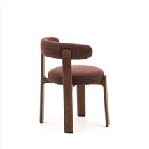 Eetkamerstoel 4 poten GRANITE - Groen/Walnoot KAV C0100209CC34