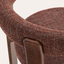 Eetkamerstoel 4 poten GRANITE - Groen/Walnoot KAV C0100209CC34