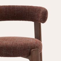 Eetkamerstoel 4 poten GRANITE - Groen/Walnoot KAV C0100209CC34